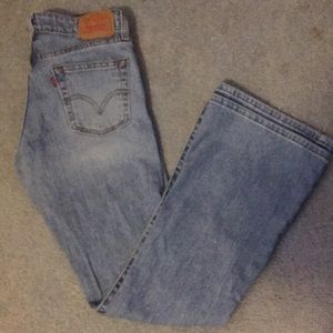 Levi’s 519 low rise stretch jeans